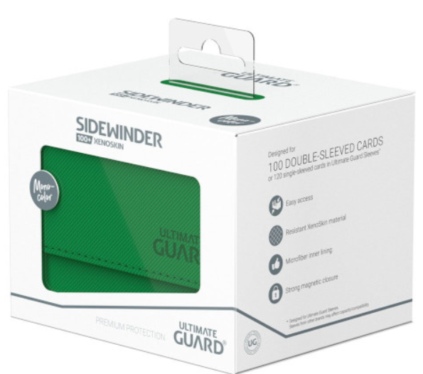 Sidewinder 100+ Green Deck Box (image for) Sidewinder 100+ Green Deck Box